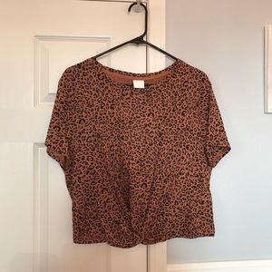 cheetah print t shirt